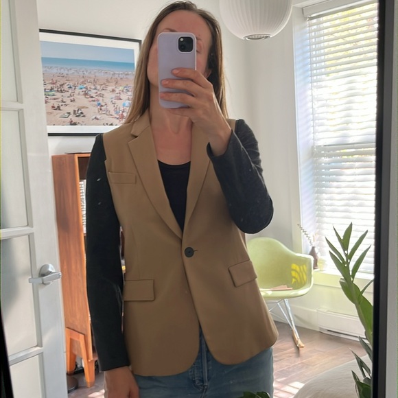 JUDITH & CHARLES two-tone cashmere wool blazer, size 4 - Picture 12 of 13